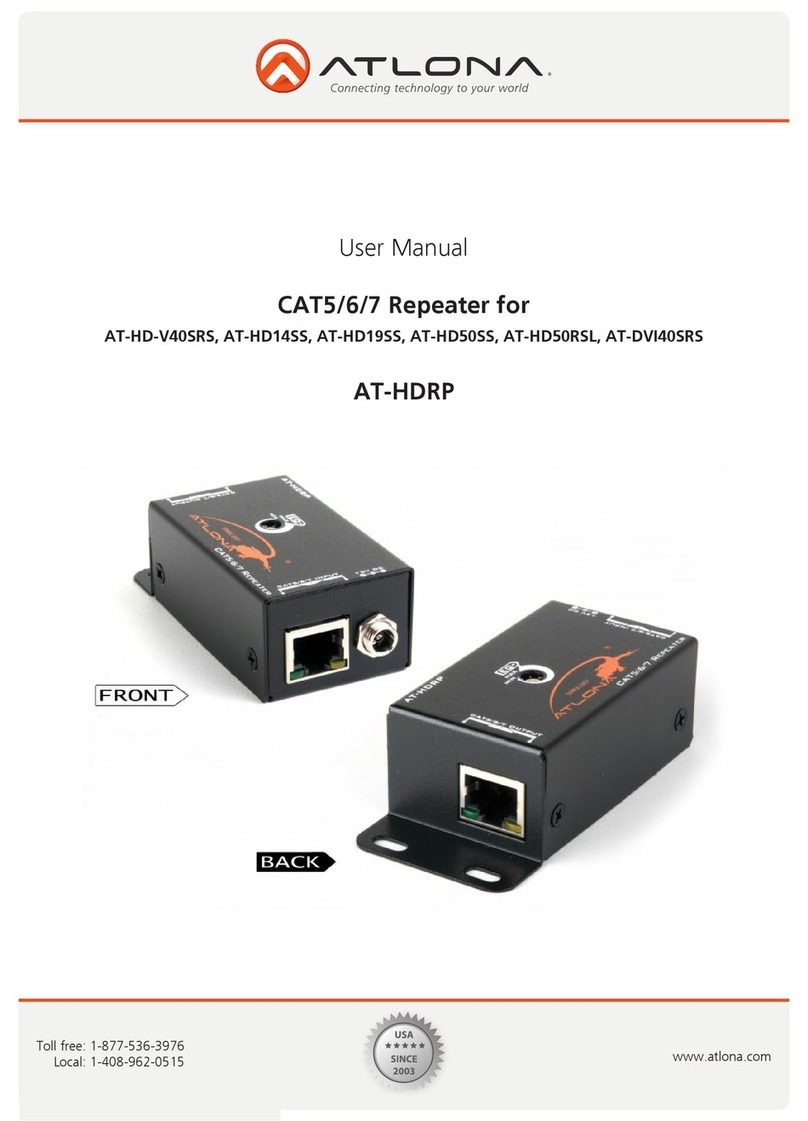 Atlona AT-HDRP User manual