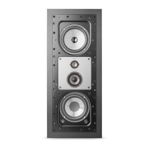 Focal ELECTRA BERYLLIUM 1000 BE User manual