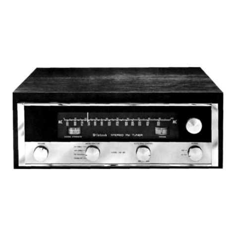 McIntosh MR65 owner's manual