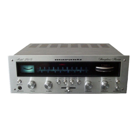 Marantz 2010 User manual