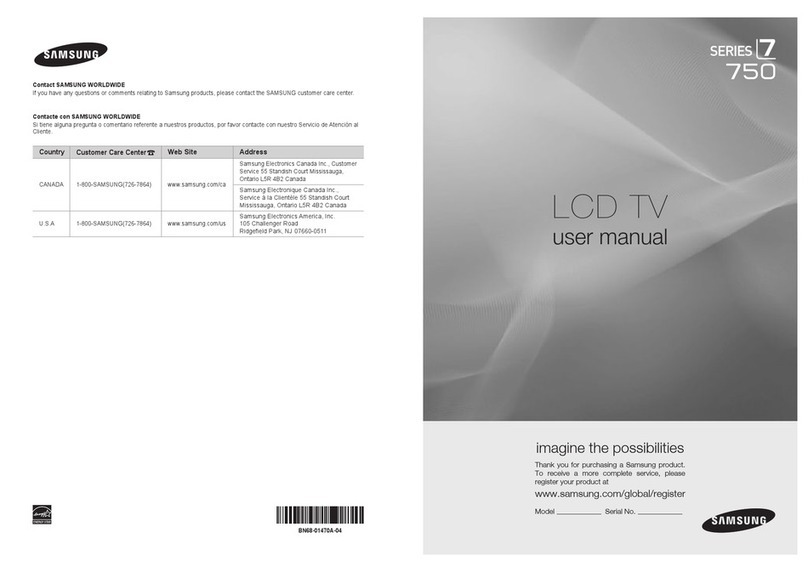 Samsung 750 7 series User manual