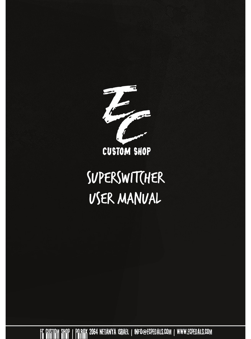 EC Pedals Superswitcher user manual