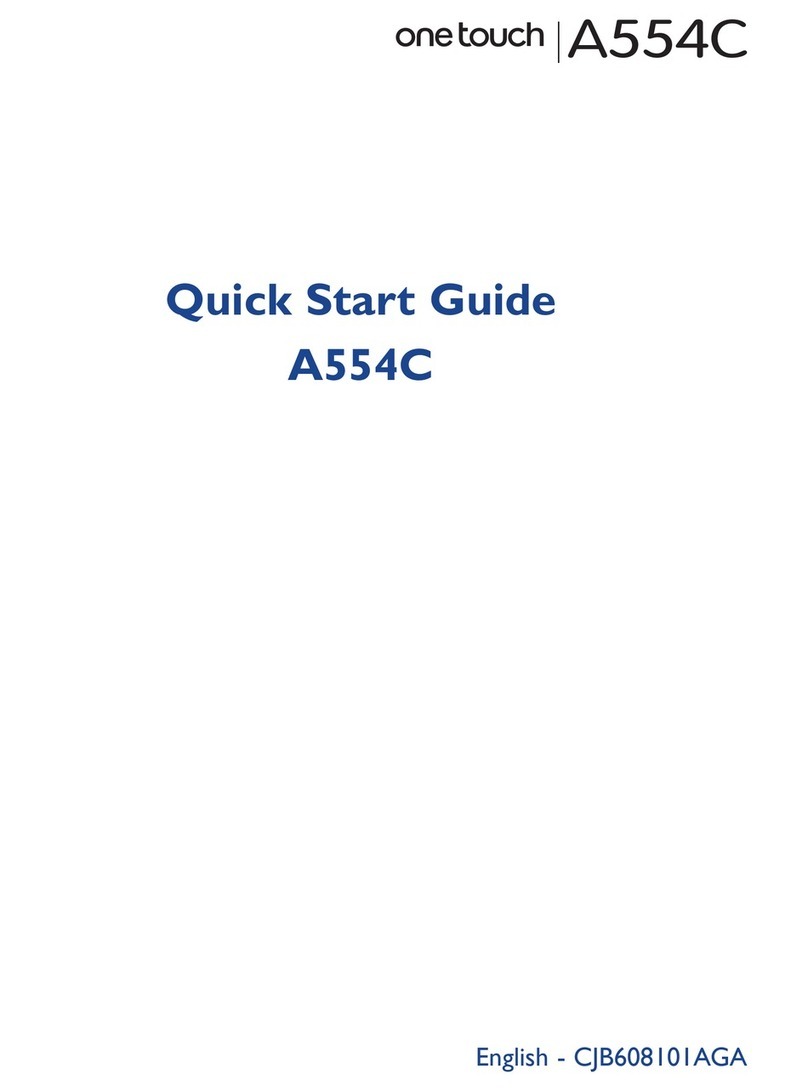 Alcatel OneTouch A554C User manual