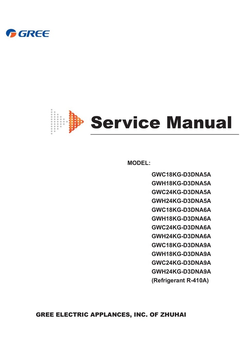 Gree GWC18KG-D3DNA5A User manual Gree GWC18KG-D3DNA5A User manual