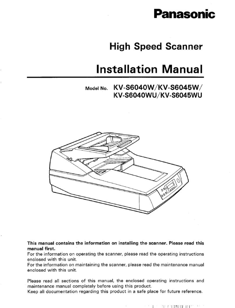Panasonic KV-S6040W - Document Scanner User manual
