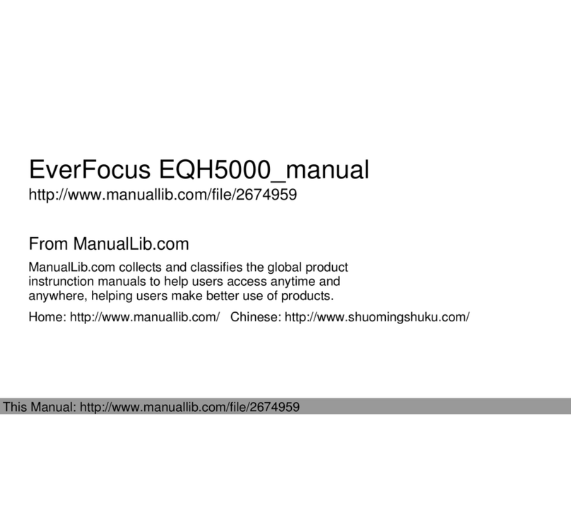 EverFocus EQH5000 Operation manual