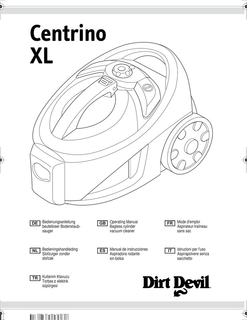 Dirt Devil CENTRINO XL User manual