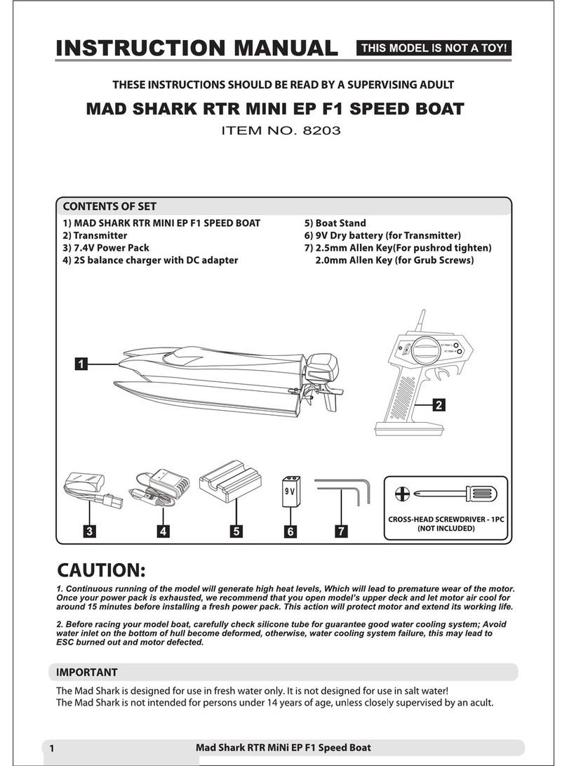 Joysway Mad Shark B-JS-8203 instruction manual