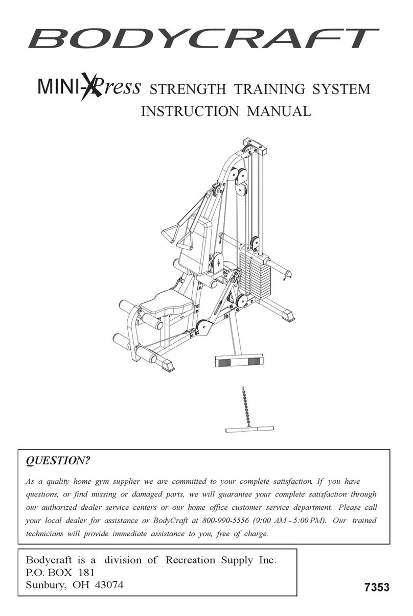 Body Craft MINI-XPress instruction manual