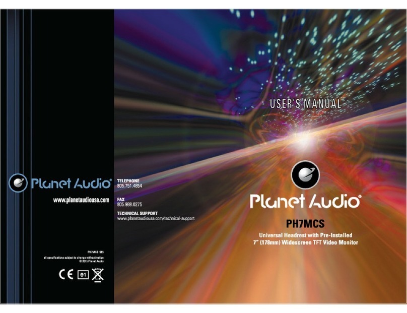 Planet Audio PH7MCS user manual