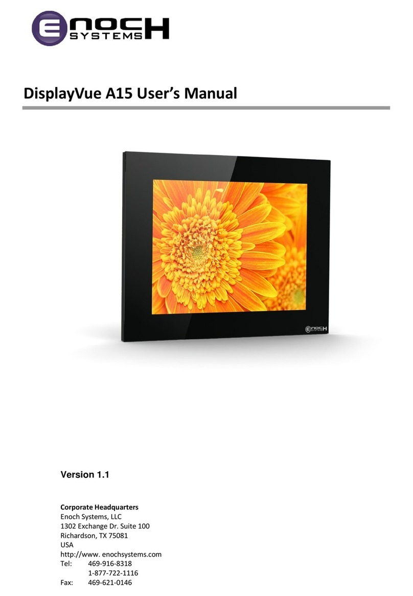 Enoch Systems DisplayVue A15 user manual