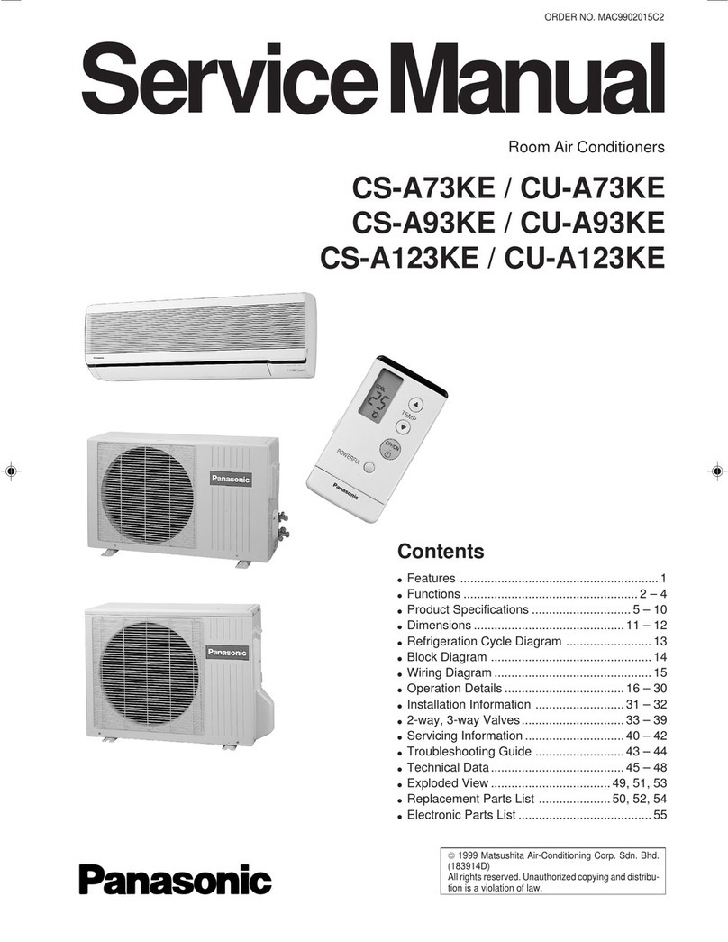 Panasonic CS-A73KE User manual