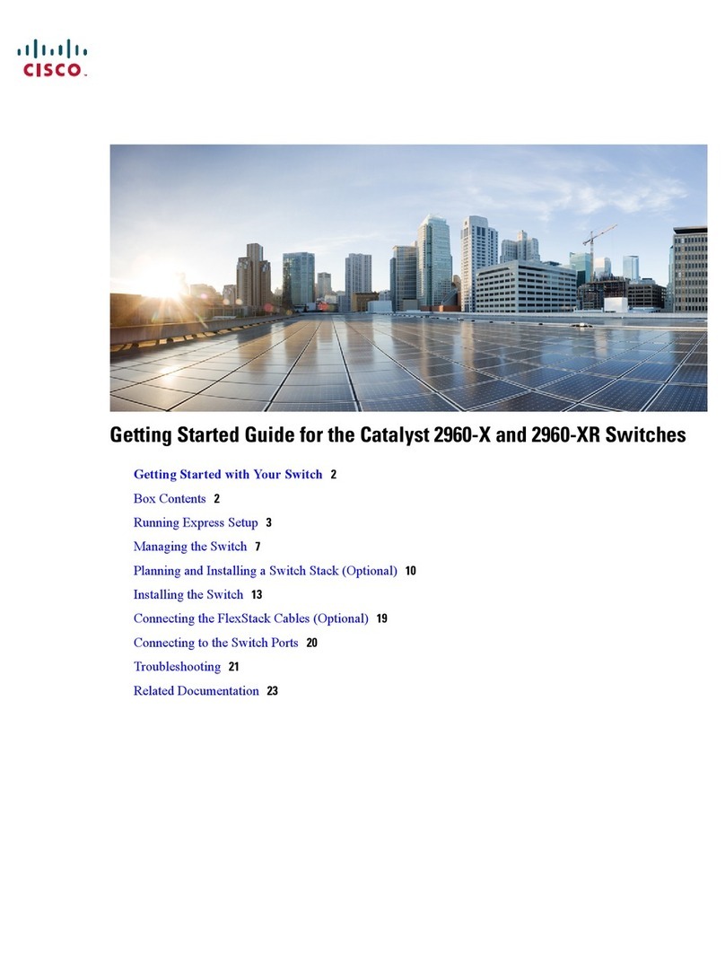 Cisco Catalyst 2960-X Getting started guide