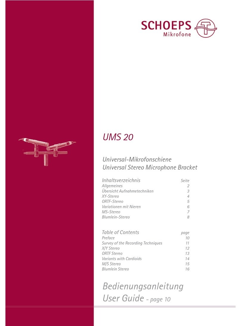 Schoeps UMS 20 user guide