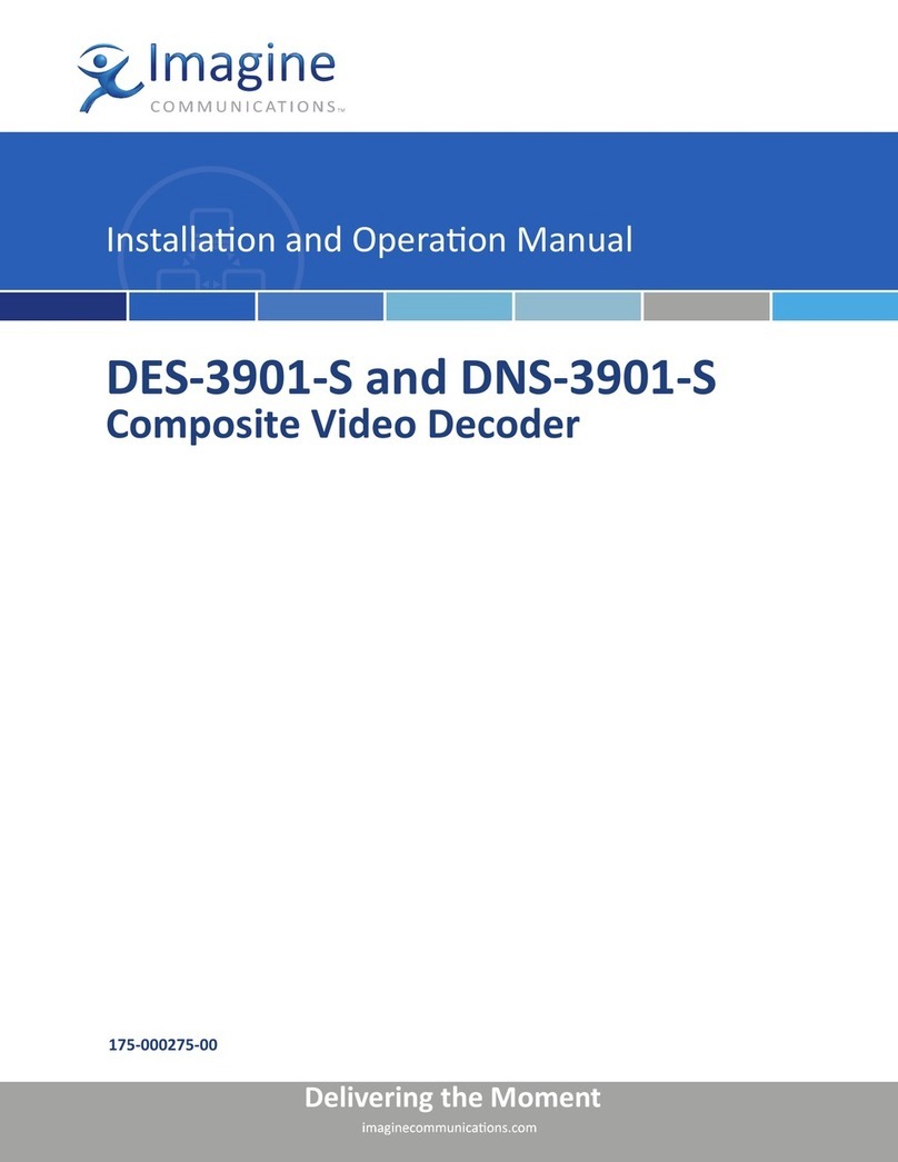 Imagine DES-3901-S Installation and operation manual
