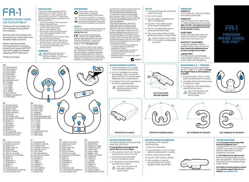 Gioteck FR-1 manual