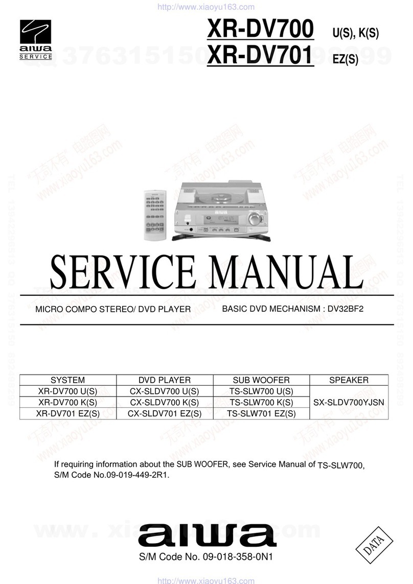 Aiwa XR-DV700 User manual