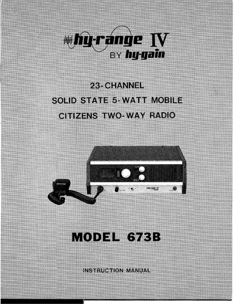 Hy-Gain Hy-Range IV 673B instruction manual