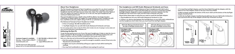 H2O Audio Flex manual