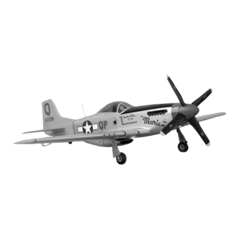 Hangar 9 P-51 Mustang 1.50 ARF User manual