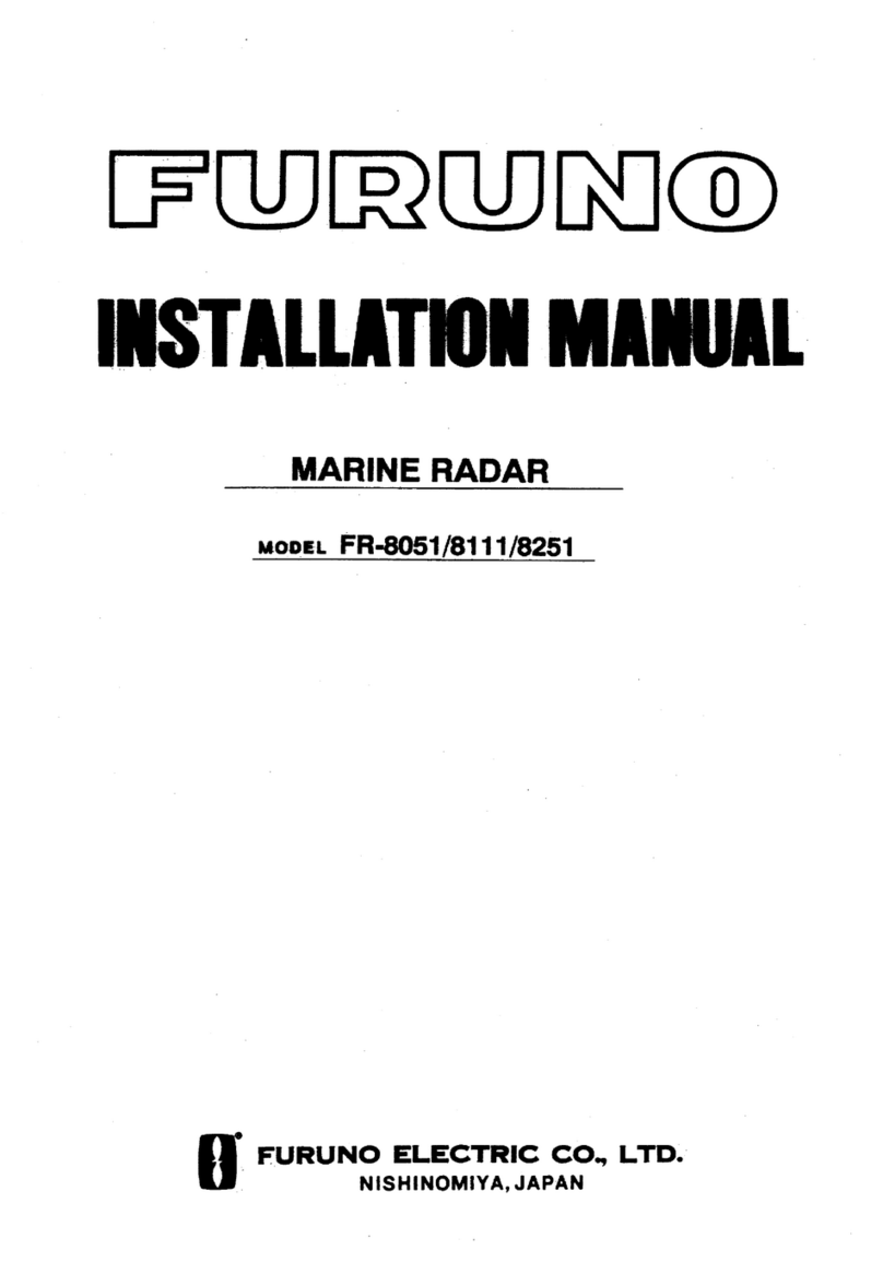 Furuno FR-8051 installation manual