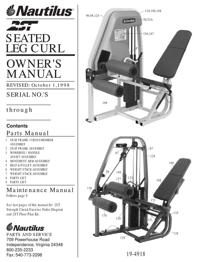 Nautilus 2ST ABDOMINAL owner's manual
