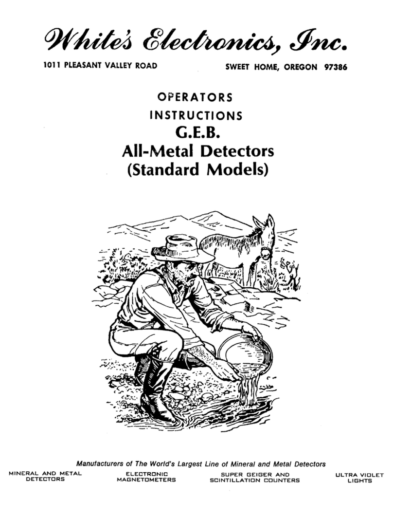 Whites G.E.B. Series Operator instructions