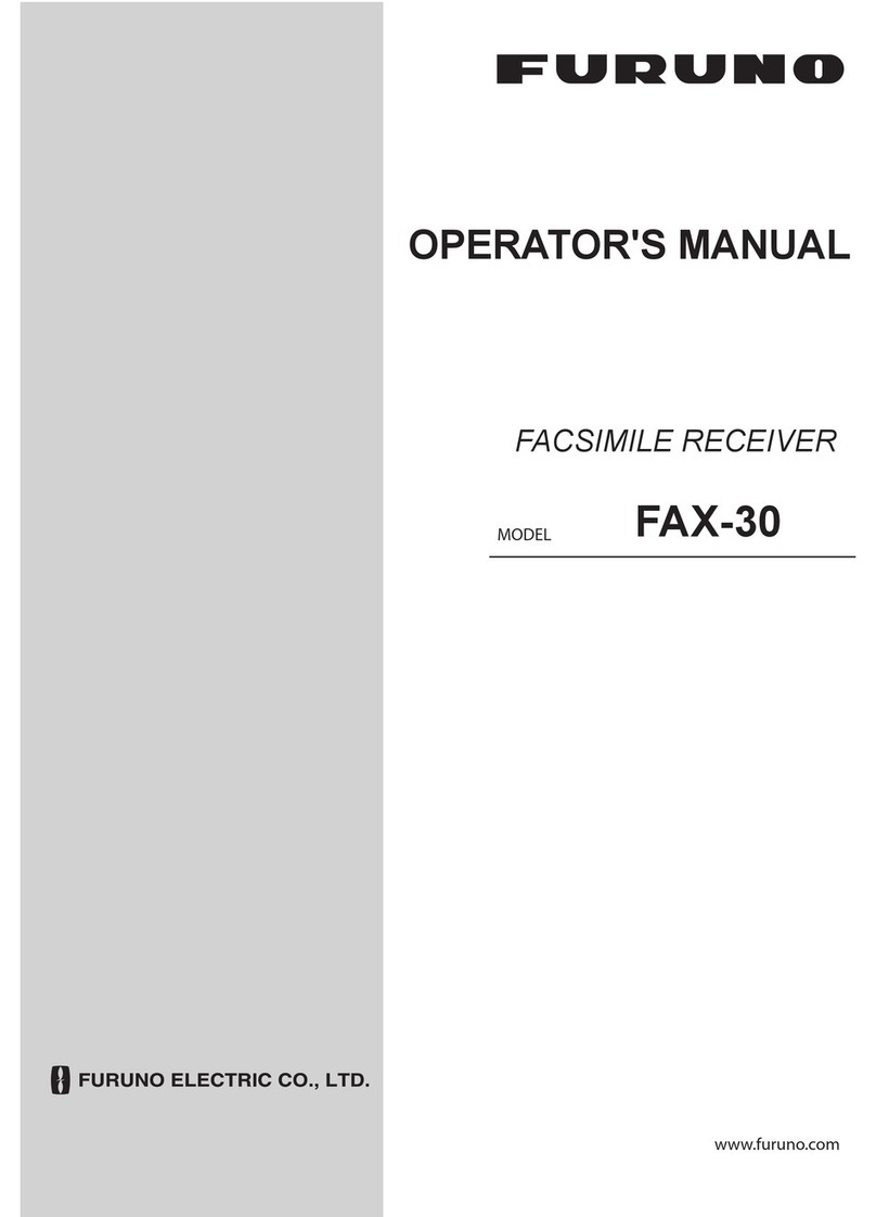 Furuno FAX-30 Operator's manual