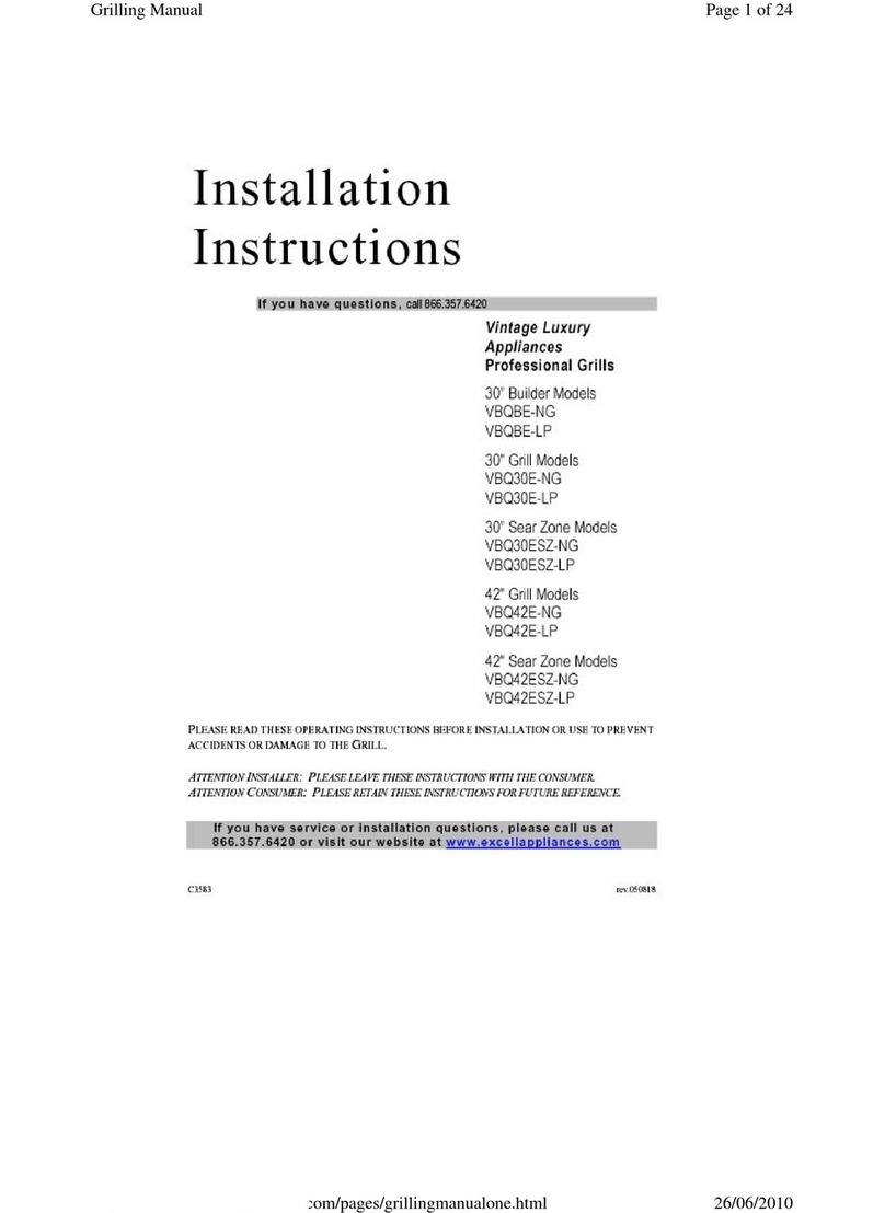 Excell VBQBE-NG installation instructions