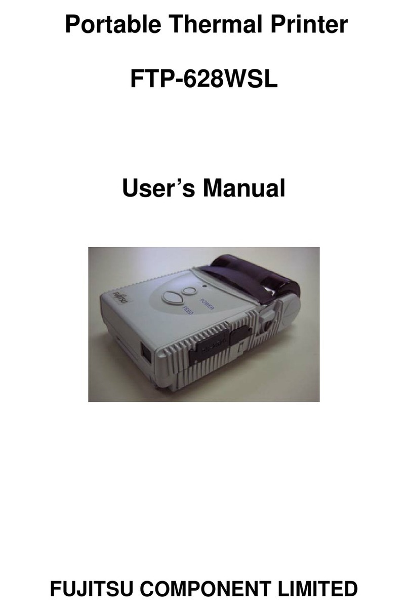 Fujitsu FTP-628WSL User manual