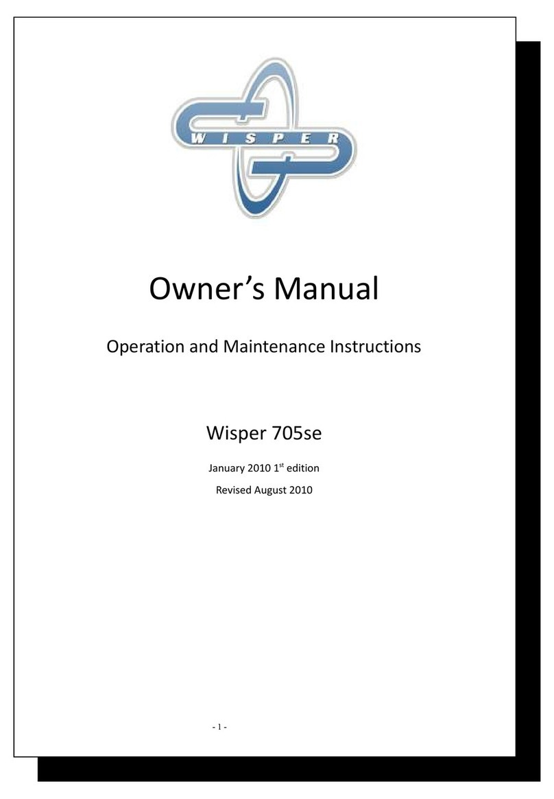 Wisper 705se User manual