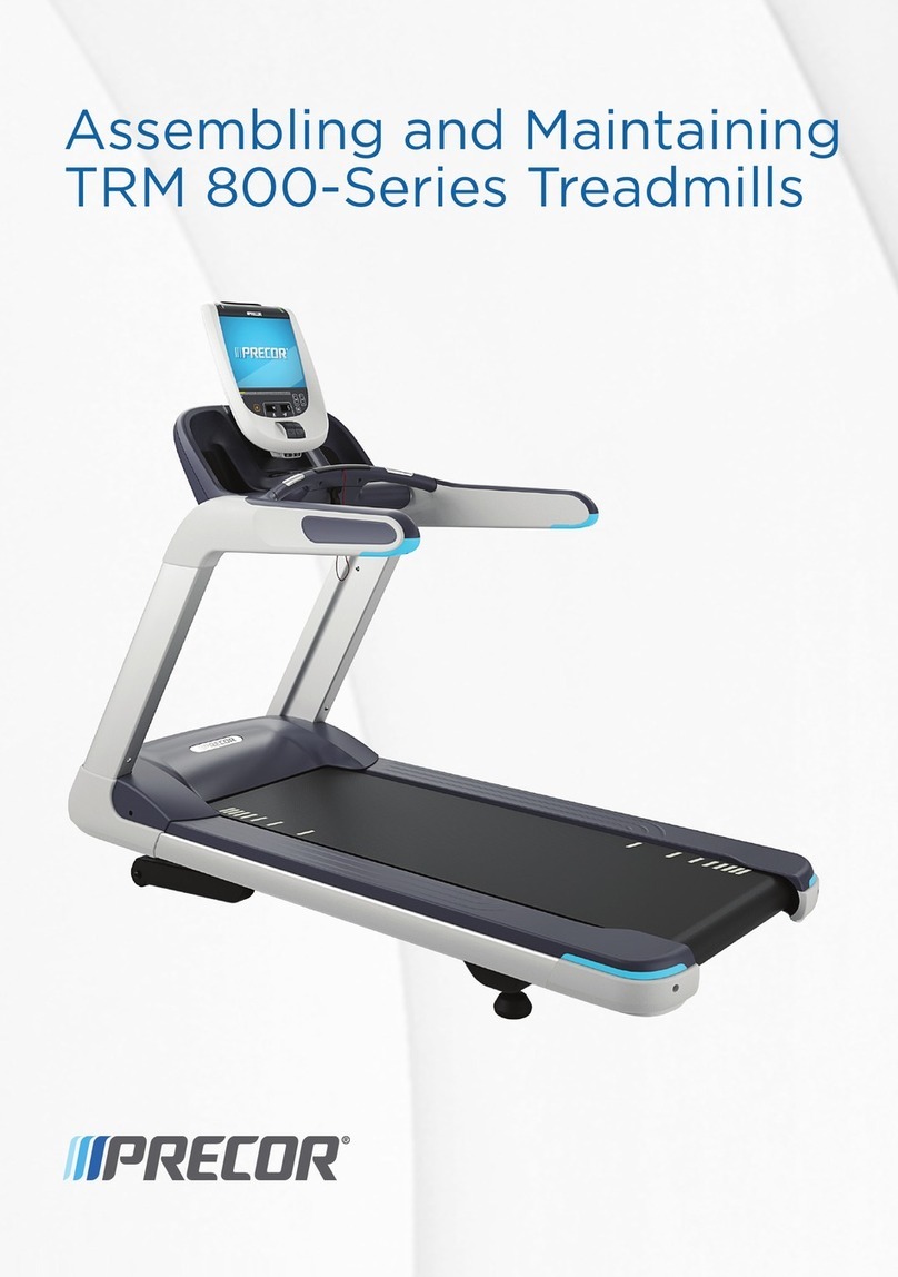 Precor TRM 800 Assembly Instructions