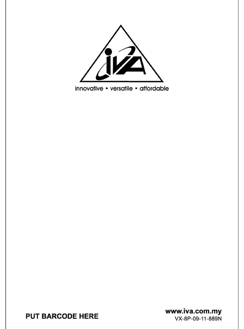 Iva VX-8P owner's manual