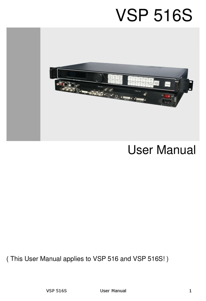 RGBlink VSP 516S User manual