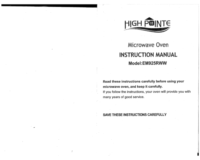 high pointe EM925EWW instruction manual