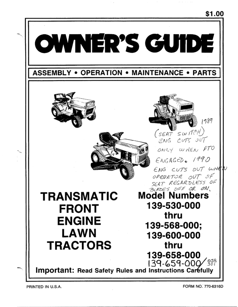 MTD 139-530-000 User manual