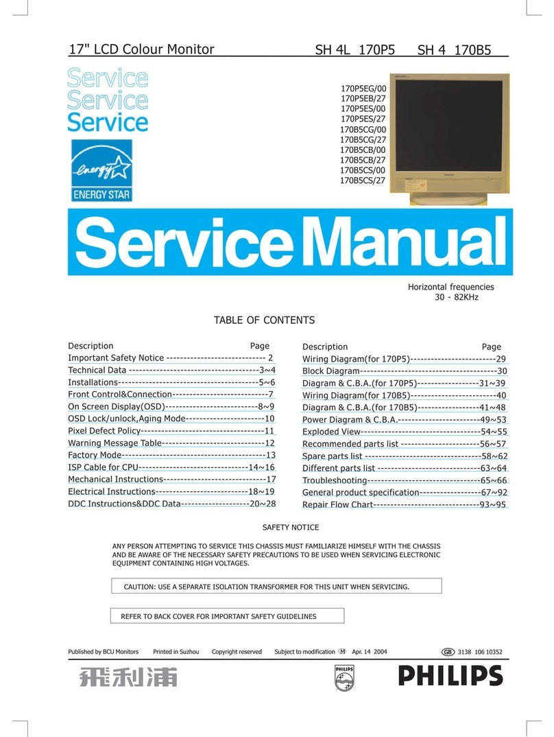 Philips 170P5EG/00 Service manual