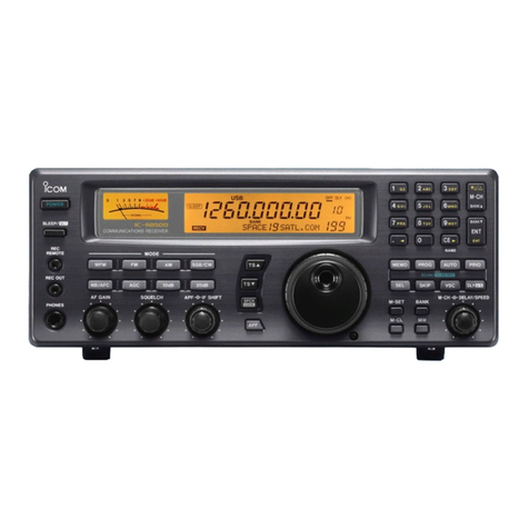 Icom iC- r8500 Installation and operating instructions
