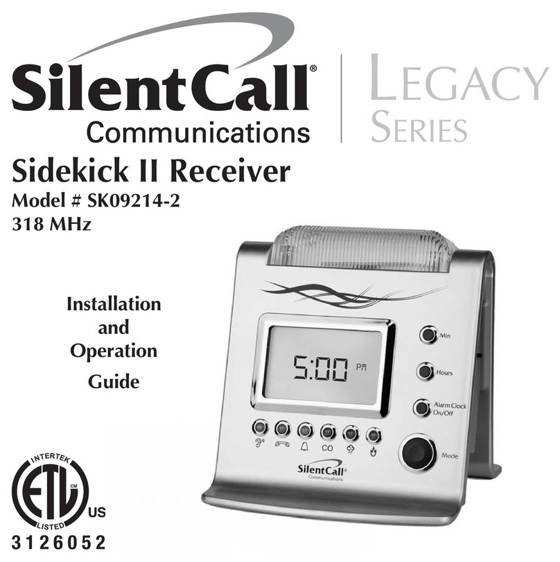 SilentCall SK09214-2 Legacy Series Operating instructions