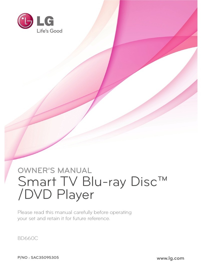 LG BD660C User manual