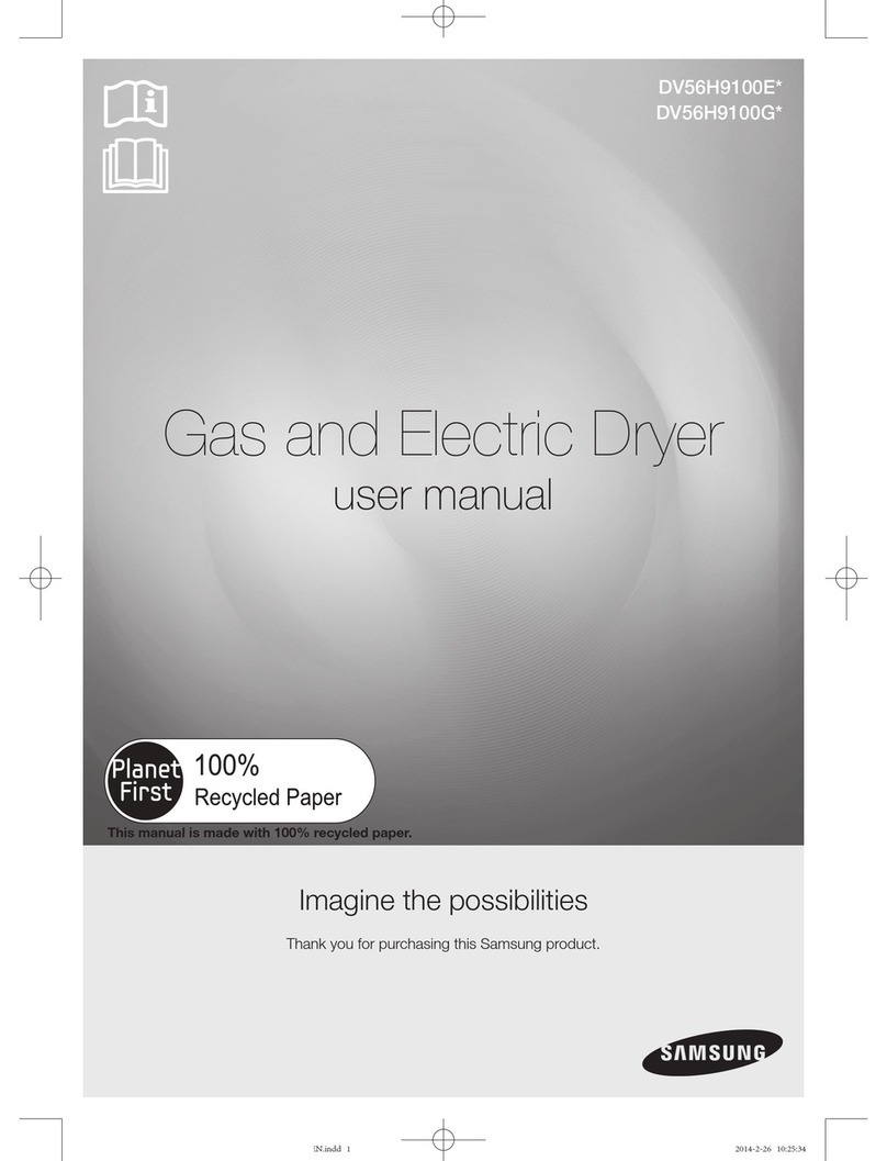 Samsung DV56H9100E Series user manual