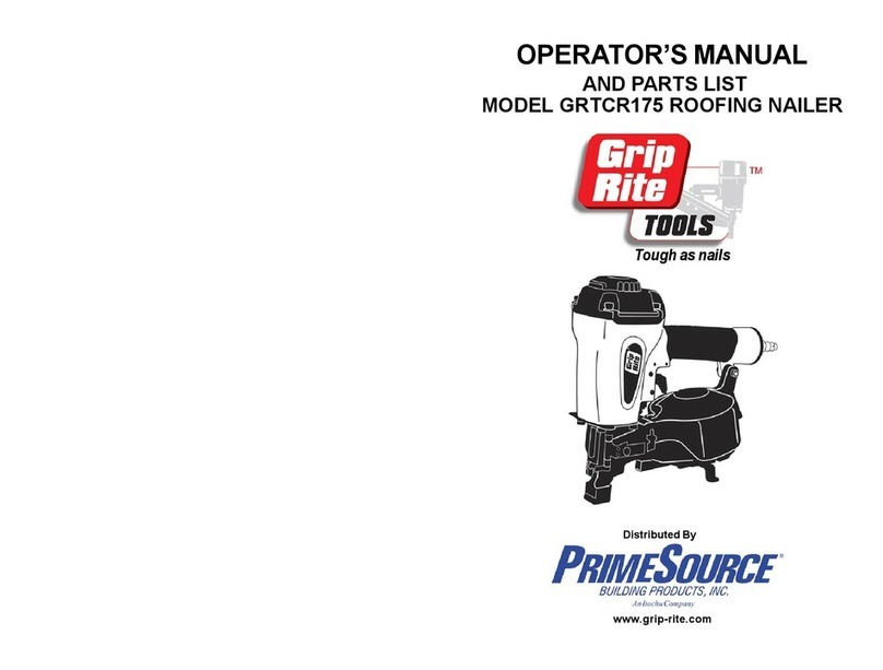 Gripe Rite GRTCR175 Operator's manual