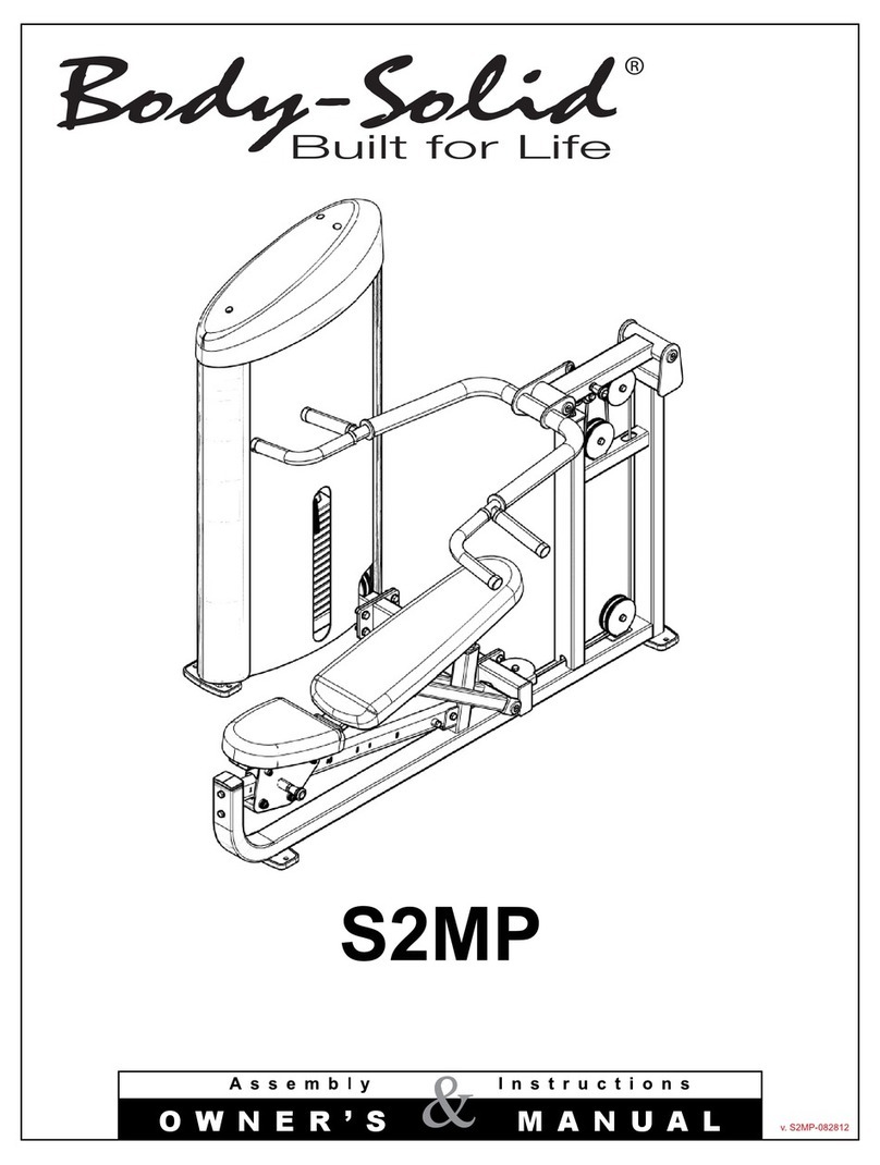 Body Solid S2MP User manual