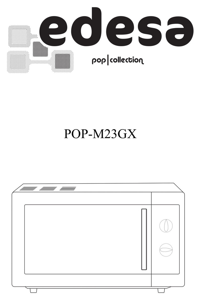 Edesa POP-M23GX Owner's instruction manual