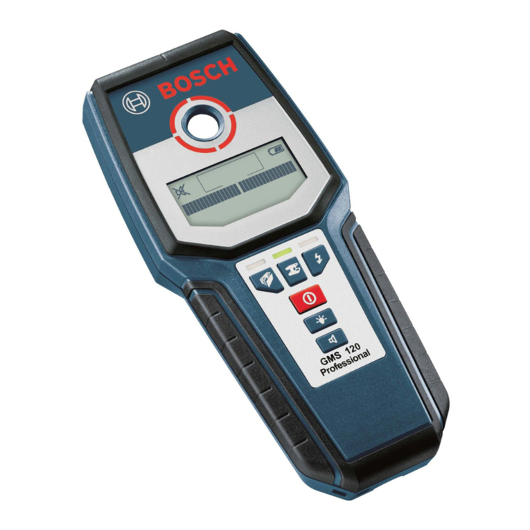 Bosch GMS 120 Professional User manual