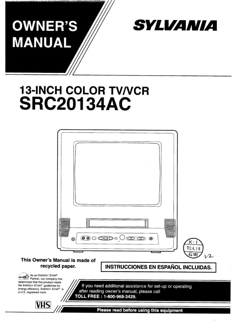 Sylvania SRC20134AC User manual