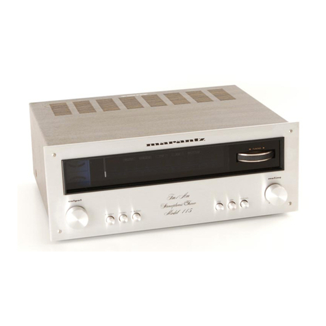 Marantz 115 User manual