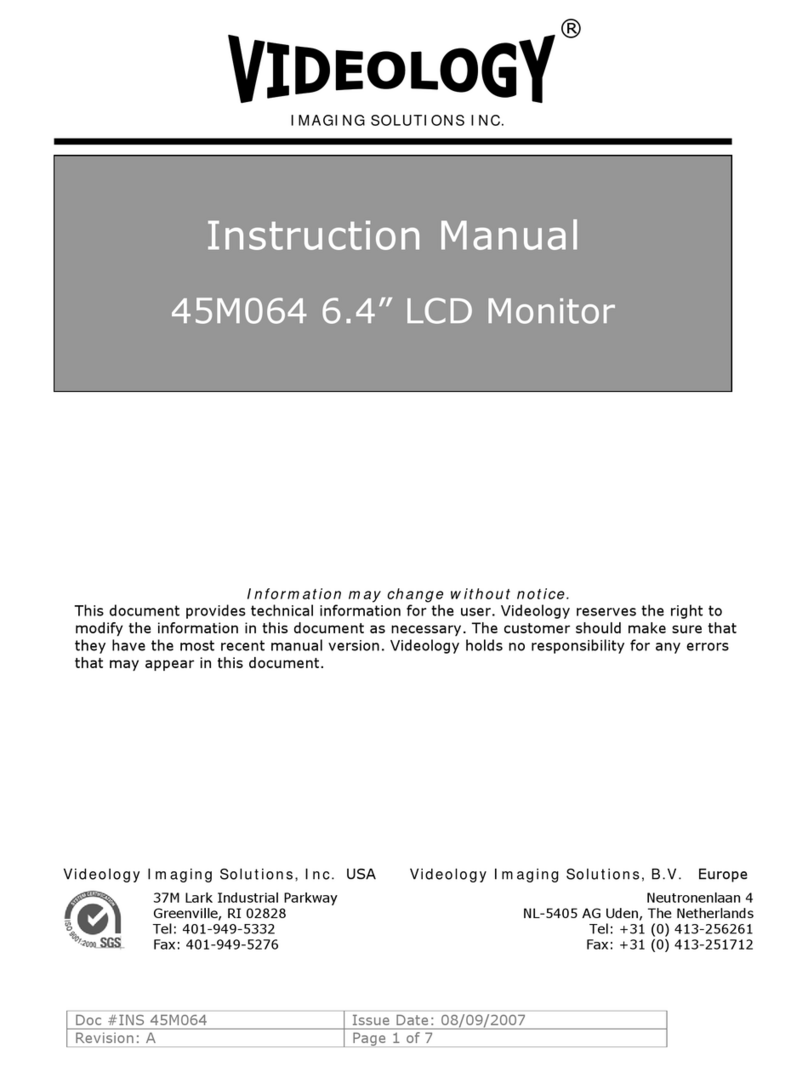 Videology 45M064 User manual