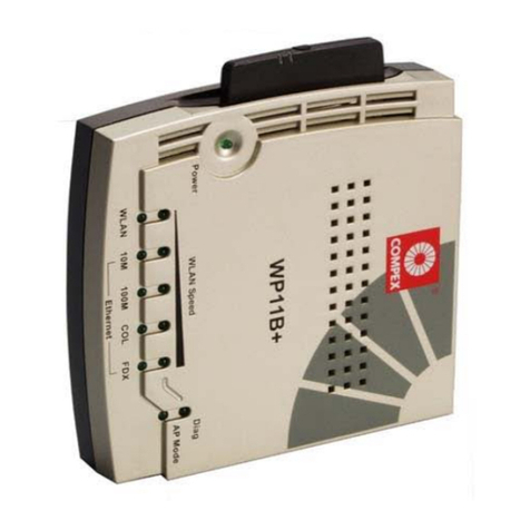 Compex WP11B+ User manual