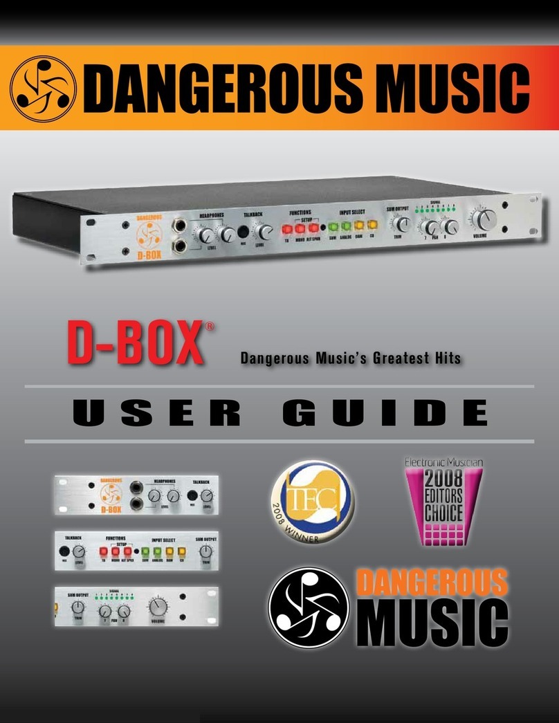 Dangerous Music D-Box user guide
